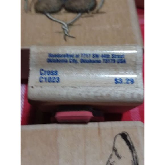 Stampabilities 1999 Wood Rubber Stamp-CROSS 1023 Scrapbooking Religious - Picture 4 of 4
